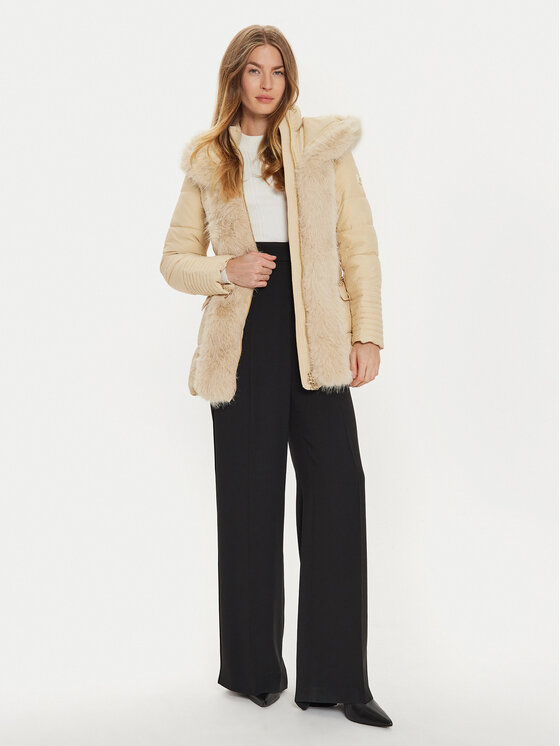 Marciano Guess Marciano Guess Пуховик Zoe 4BGL41 7188A Бежевий Regular Fit