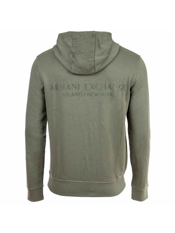 Armani Exchange Armani Exchange Sweter 17864 Zielony Comfort Fit