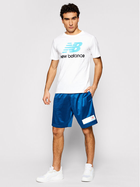 new balance shorts blue