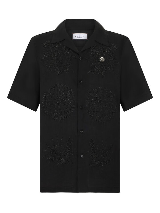 PHILIPP PLEIN PHILIPP PLEIN Koszula 29002 Czarny Regular Fit