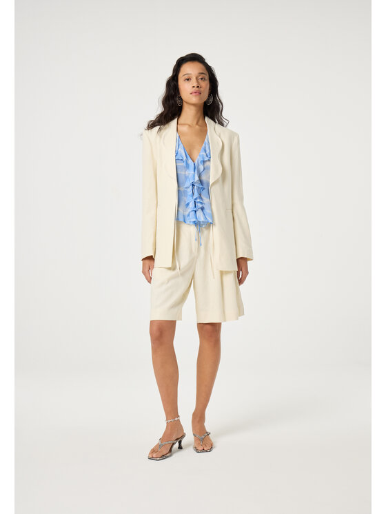 Fabienne Chapot Fabienne Chapot Szorty materiałowe 6126-1487-101 Beżowy Loose Fit