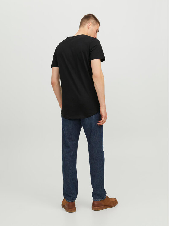 Jack&Jones Jack&Jones T-shirt Noa 12113648 Crna Long Line Fit