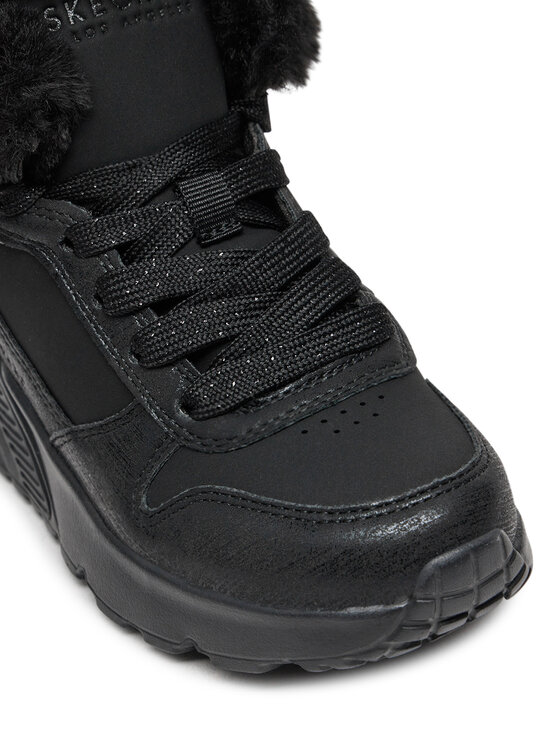Skechers Skechers Čizme Uno Lite - Comfurt Collar 310396L/BBK Crna