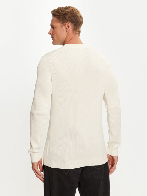 Calvin Klein Jeans Calvin Klein Jeans Πουλόβερ J30J324598 Εκρού Regular Fit