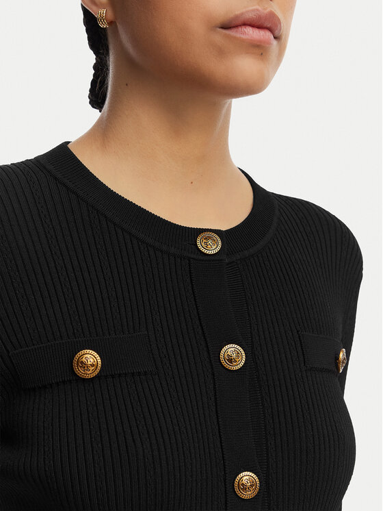 Guess Guess Cardigan W5YR09 Z0130 Nero Regular Fit
