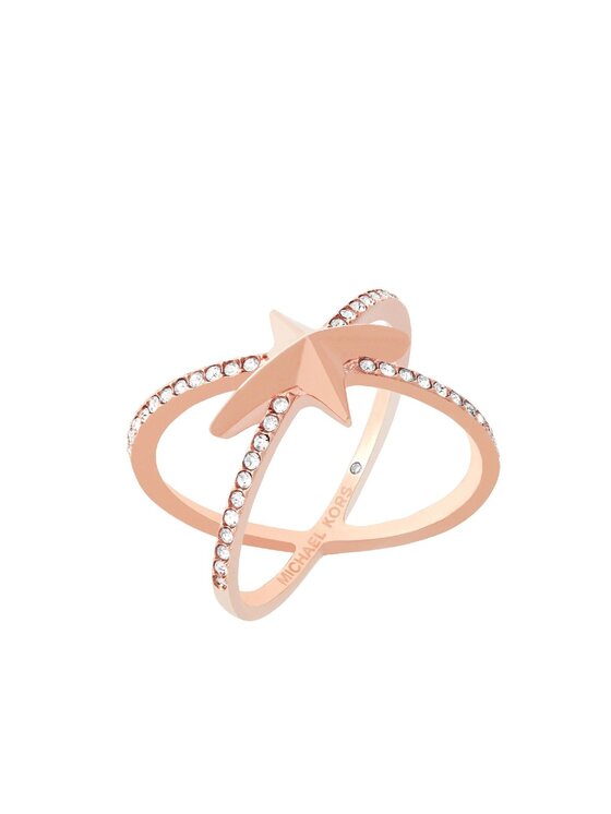 Michael Kors Michael Kors Pierścionek MKJ6945791508 Różowe złoto