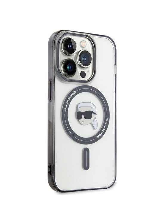 KARL LAGERFELD KARL LAGERFELD Etui na telefon IML Karl's MagSafe Przezroczysty