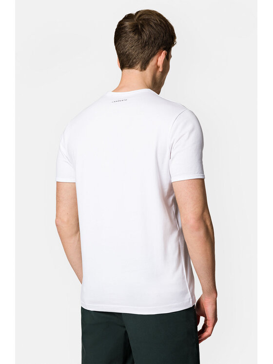 Lancerto Lancerto T-Shirt Steph TS073123000001 Biały Regular Fit