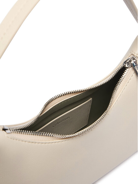Calvin Klein Calvin Klein Käekott Foil Logo Small Shoulder Bag LV04F3890G Kreemjas