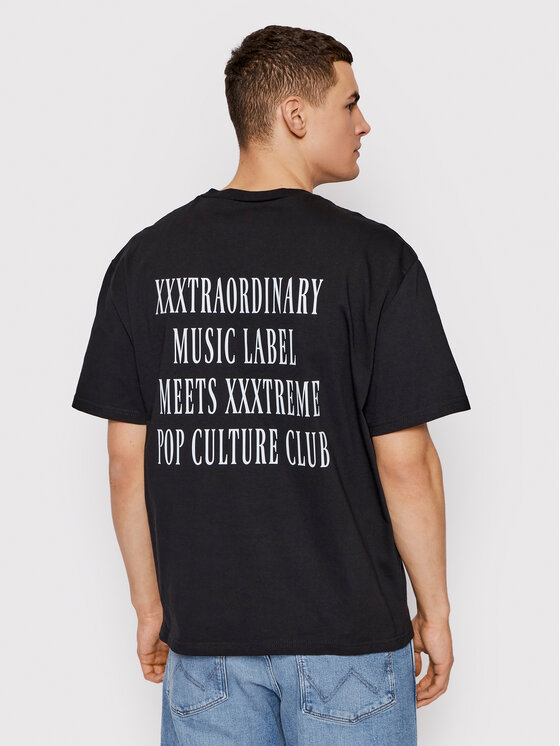 2005 2005 T-Shirt Unisex Swan Černá Regular Fit