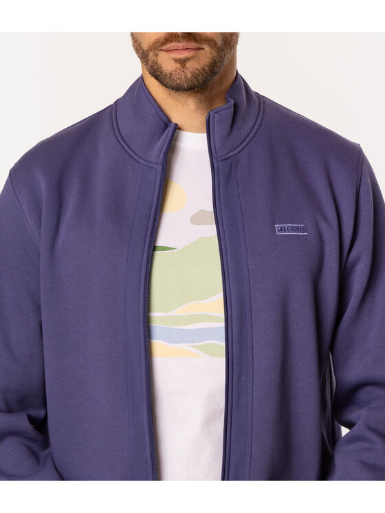 Lee Cooper Lee Cooper Bluza ELTON 4200 Fioletowy Regular Fit