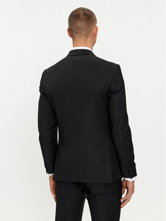 Jack & Jones Jack & Jones Oblek Solaris 12148166 Černá Super Slim Fit