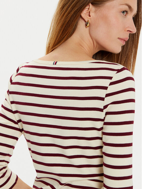 Tommy Hilfiger Tommy Hilfiger Μπλουζάκι New Cody WW0WW40589 Μπεζ Slim Fit
