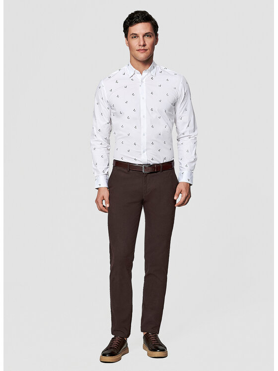 Pako Lorente Pako Lorente Koszula P26SF-1X-002 Biały Slim Fit
