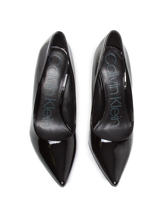 Calvin Klein Calvin Klein Pantofi cu toc subțire Aliyah B4E7866 Negru