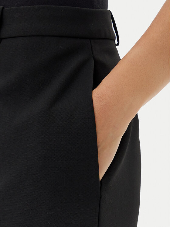 HUGO HUGO Palazzo nadrágok Hasmina 50542647 Fekete Wide Leg