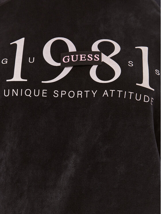 Guess Guess Mikina Aleta V3BQ01 KBC00 Černá Regular Fit