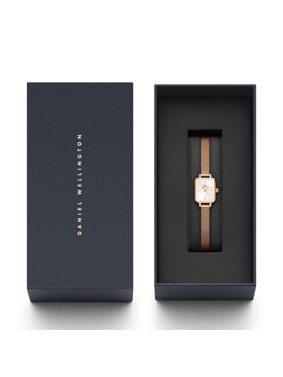 Daniel Wellington Daniel Wellington Zegarek Quadro Mini DW00100651 Złoty