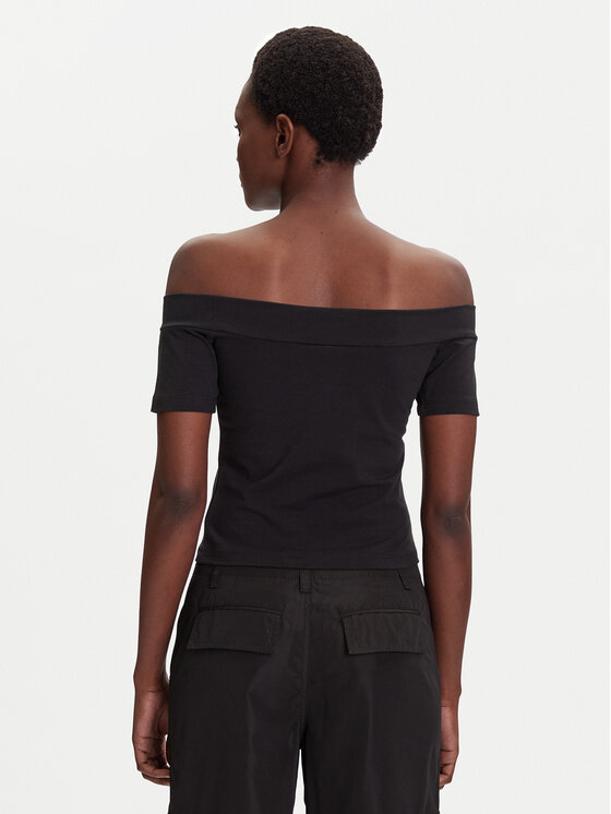 adidas adidas Särkpluus adicolor Bandeau JV9742 Must Slim Fit