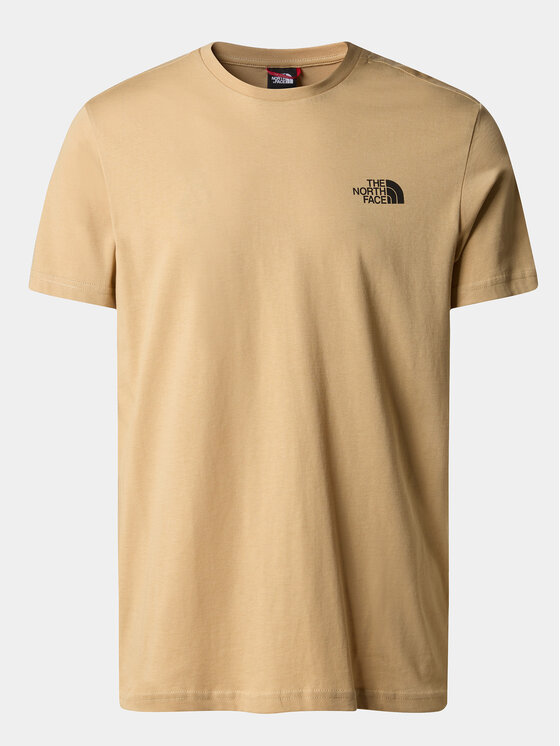 The North Face The North Face T-Shirt Simple Dome NF0A2TX5 Beżowy Regular Fit