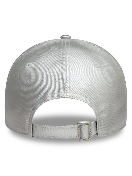 New Era New Era Шапка с козирка New York Yankees Met Denim 9Forty 60595374 Сребрист