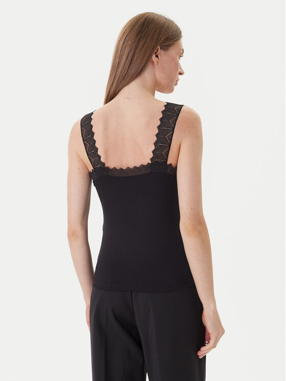 Morgan Morgan Top 242-DNAE Čierna Slim Fit