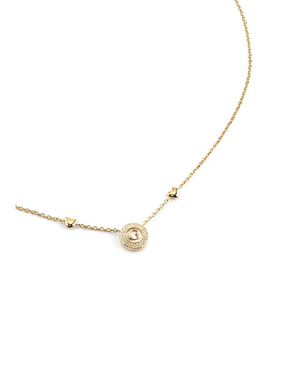 Guess Guess Naszyjnik JUBN06201JW-YG Złoty