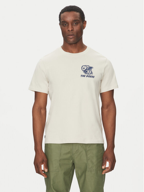 Element Element Tricou ELYZT00518 Bej Regular Fit