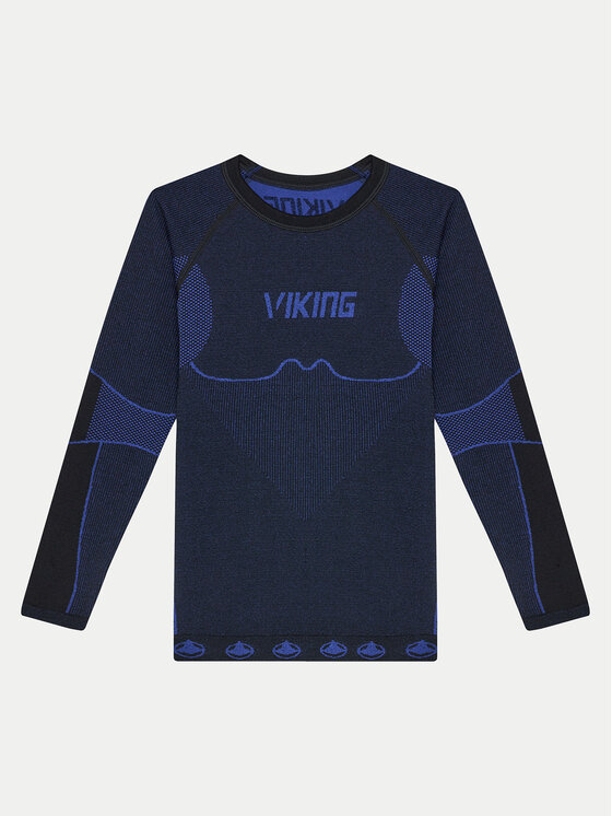 Viking Viking Komplet bielizny termoaktywnej Riko Kids Set 500/14/3030/15 Czarny Skinny Fit