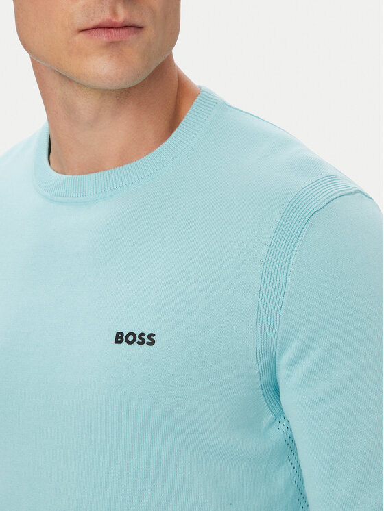 BOSS BOSS Kampsun KN_Ever-X CN 50556145 Sinine Regular Fit