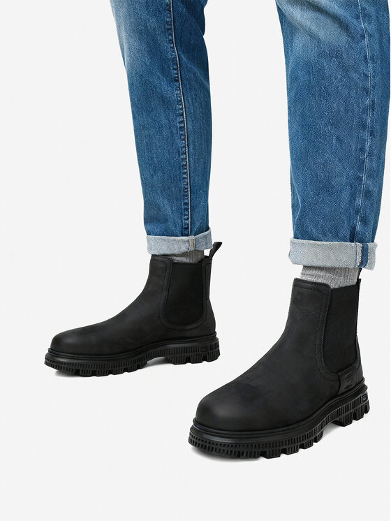 G-Star Raw G-Star Raw Kotníková obuv s elastickým prvkem CEO-HULK-04 MI24 Černá