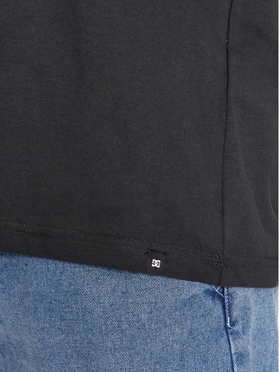 DC DC Póló Dropout Tees ADYZT05304 Fekete Regular Fit