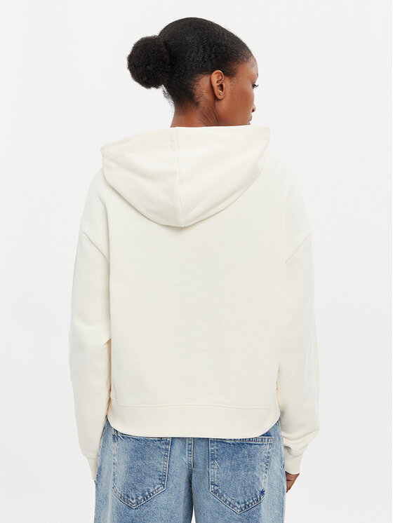 KARL LAGERFELD KARL LAGERFELD Mikina 241W1800 Bílá Relaxed Fit
