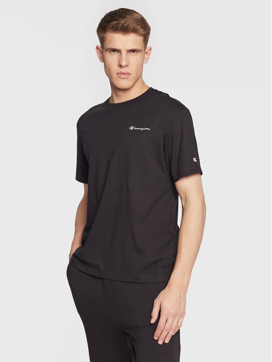 Champion t on sale shirt herren schwarz