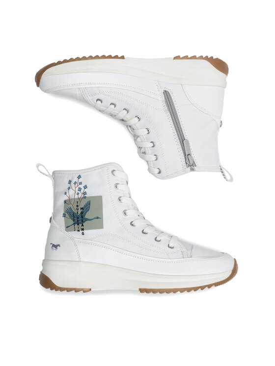 Mustang Mustang Sneakersy 1458-501 Biela
