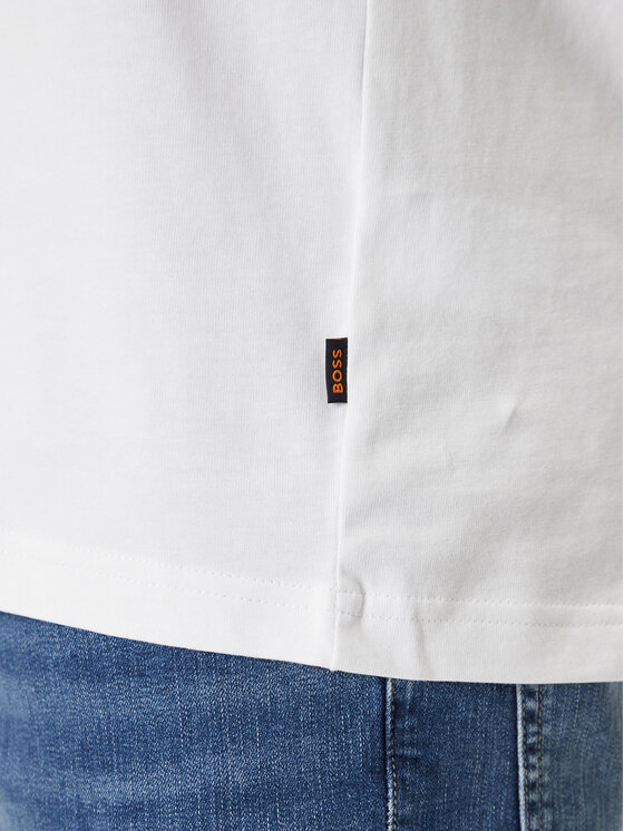 BOSS BOSS Tricou Te_Move 50547087 Alb Relaxed Fit