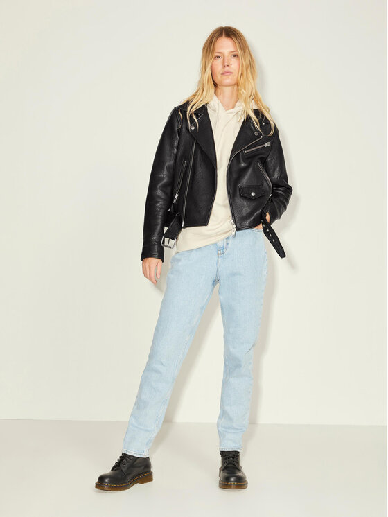 JJXX JJXX Bőrkabát 12200286 Fekete Regular Fit