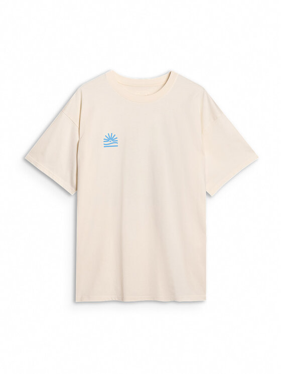 4F 4F T-Shirt CHILLY WAVES Biały Oversize
