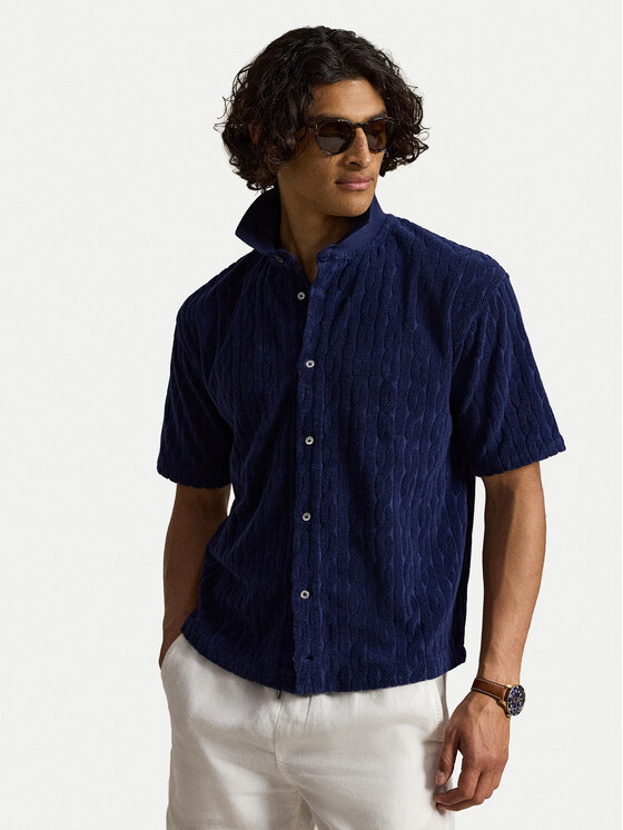 Polo Ralph Lauren Polo Ralph Lauren Koszula 710B19621001 Granatowy Regular Fit