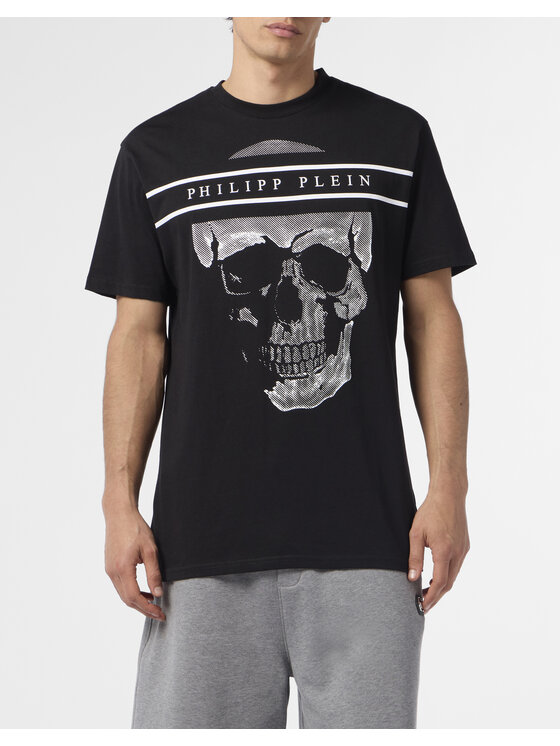 PHILIPP PLEIN PHILIPP PLEIN Tričko 29876 Čierna Regular Fit