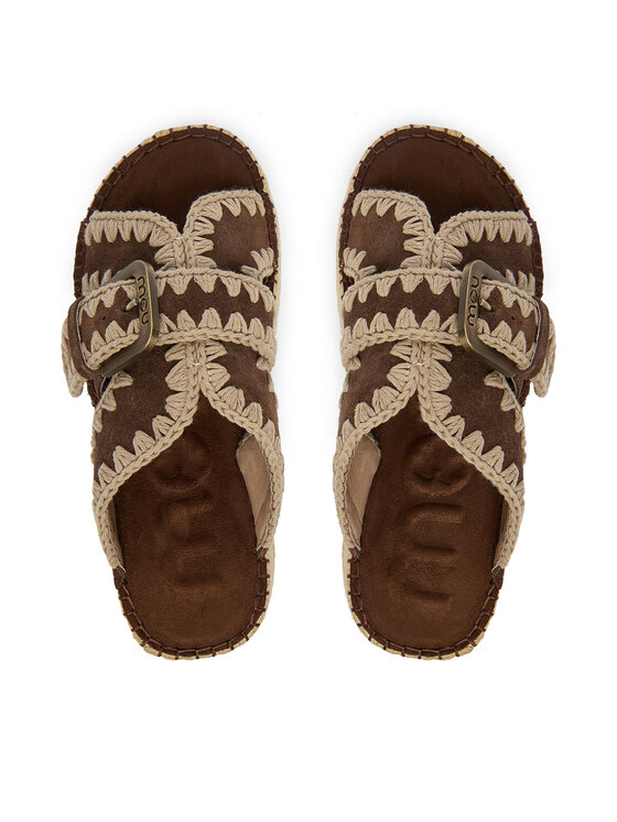 Mou Mou Espadrilky MU.SW641003A Hnedá