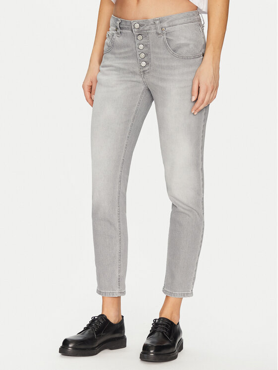Please Please Blugi P1YMCT5W8S Gri Regular Fit