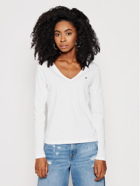 Tommy Hilfiger Tommy Hilfiger Palaidinė Classic WW0WW30489 Balta Regular Fit