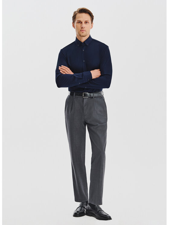 Pako Lorente Pako Lorente Koszula P25WF-1X-009 Granatowy Slim Fit