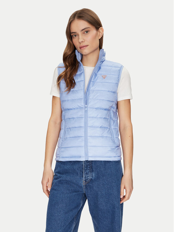 Guess Jeans Guess Jeans Vestă W5RN55 WHAB2 Albastru Regular Fit