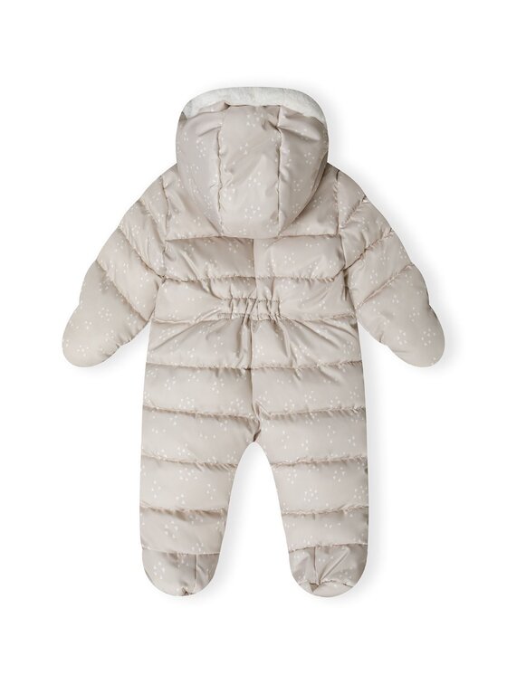 minoti minoti Kombinezon zimowy 31BABYSNOW10 Beżowy Regular Fit