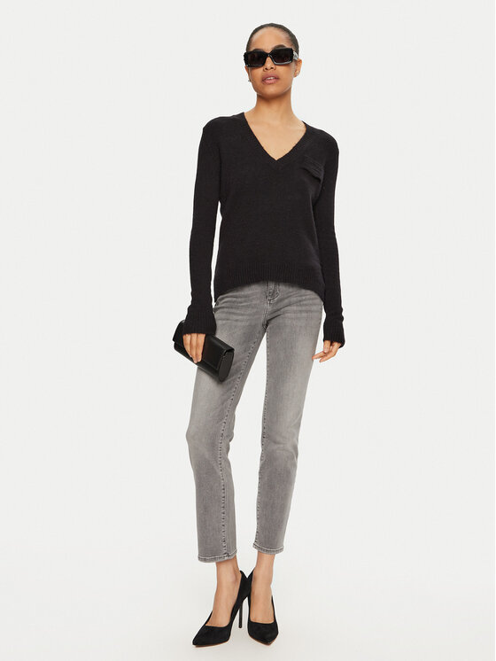 Liu Jo Liu Jo Pulover WF4431 MA49P Negru Regular Fit