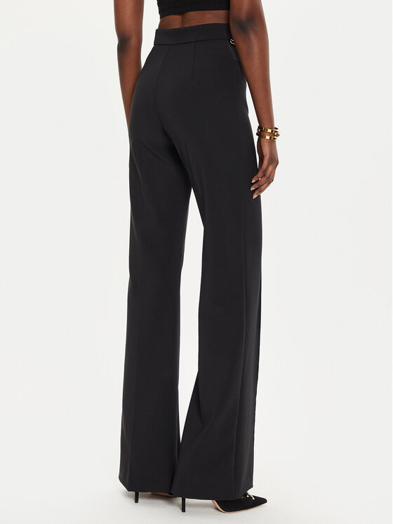 Elisabetta Franchi Elisabetta Franchi Штани палаццо PA-T35-46E2 Чорний Regular Fit