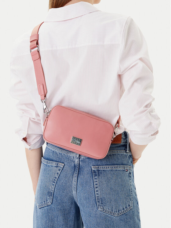 Tommy Jeans Tommy Jeans Torbica Tjw American Cool Camera Bag AW0AW17570 Ružičasta