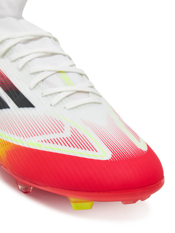 adidas adidas Ghete pentru fotbal F50 League Mid Firm/Multi-Ground JI0434 Alb